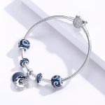 S925 Sterling Silber Sternenhimmel Anhänger DIY Armband Halskette Zubehör – Bild 8