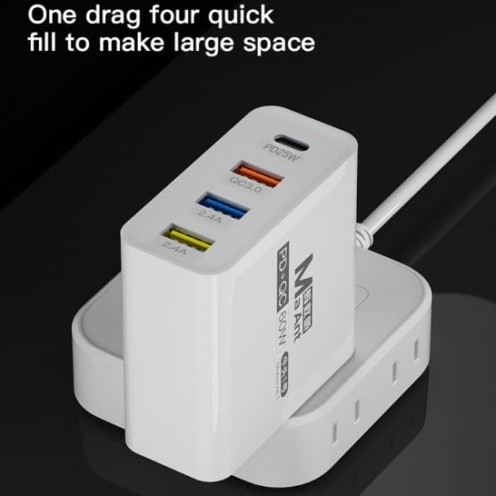 Ma-Ant 60 W USB-C/Typ-C+3 USB-Schnellladegerät mit mehreren Anschlüssen – Bild 5