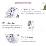 S925 Sterling Silber Anhänger Einfache Textur Positionierung Schnalle Perlen DIY Armband Halskette Zubehör – Bild 7