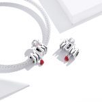 S925 Sterling Silber Anhänger zu Mama Perlen DIY Armband Halskette Zubehör – Bild 4