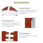 S925 Sterling Silber DIY Rugby Ball Zubehör – Bild 3