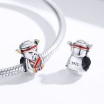 Reines Silber S925 Frühlingsfest Gott des Reichtums Perlen DIY Armband Zubehör Silber Perlen – Bild 3