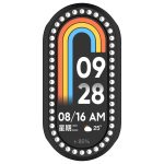 Diamond Half Pack Hollow PC-Uhrenschutzhülle, For Xiaomi Mi Band 8 / 9 Ceramic / 10 Ceramic – Bild 7