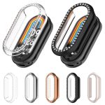Diamond Half Pack Hollow PC-Uhrenschutzhülle, For Xiaomi Mi Band 8 / 9 Ceramic / 10 Ceramic – Bild 2