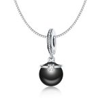 S925 Sterling Silber Perle Anhänger DIY Armband Halskette Zubehör – Bild 5