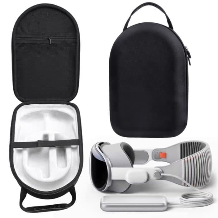 Wasserdichte Host-Aufbewahrungstasche aus EVA-Stoff mit Samtgriff, For Apple Vision Pro – Bild 2