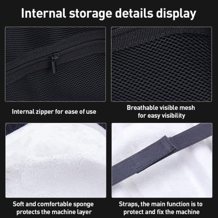 Wasserdichte Host-Aufbewahrungstasche aus EVA-Stoff mit Samtgriff, For Apple Vision Pro – Bild 5