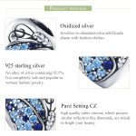 S925 Sterling Silber Schmetterling Blumenperlen DIY Armband Halskette Zubehör – Bild 4