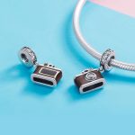 S925 Sterling Silber Retro Kamera Anhänger DIY Armband Halskette Zubehör – Bild 6