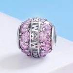 S925 Sterling Silber Anhänger Great Love Perlen DIY Armband Halskette Zubehör – Bild 2