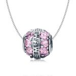 S925 Sterling Silber Anhänger Great Love Perlen DIY Armband Halskette Zubehör – Bild 5