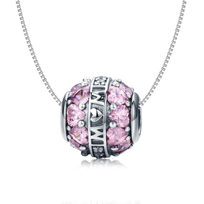 S925 Sterling Silber Anhänger Great Love Perlen DIY Armband Halskette Zubehör – Bild 5