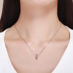 S925 Sterling Silber Anhänger Herzschlag Perlen DIY Armband Halskette Zubehör – Bild 7