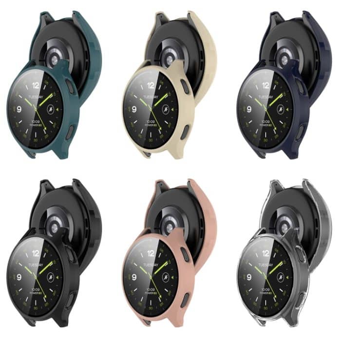 Integrierte Uhrenschutzhülle aus PC + gehärtetem Film, For Xiaomi Watch 2 – Bild 5