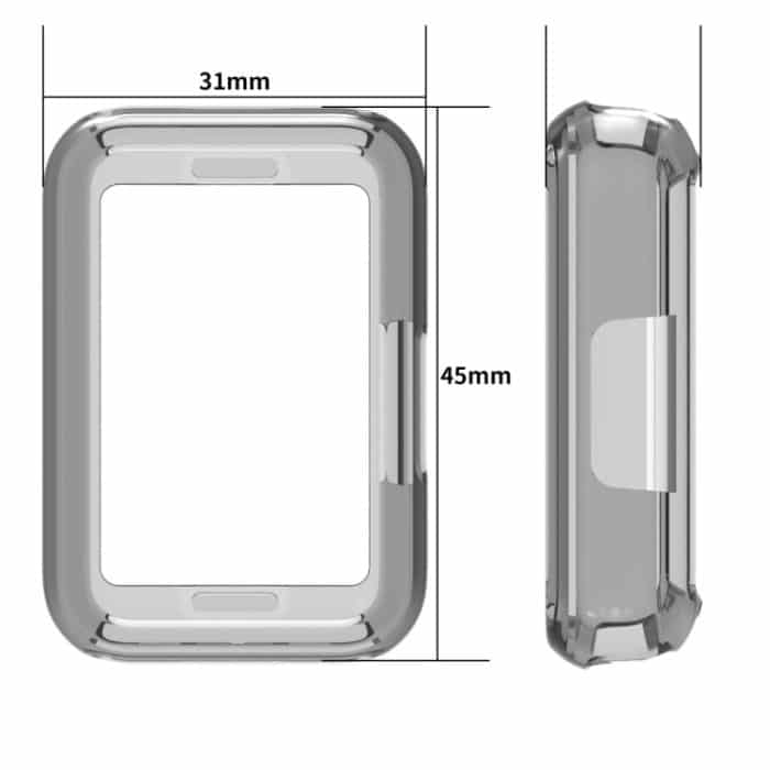 Halbe Packung hohle TPU-Uhrenschutzhülle, For Samsung Galaxy Fit 3 – Bild 3