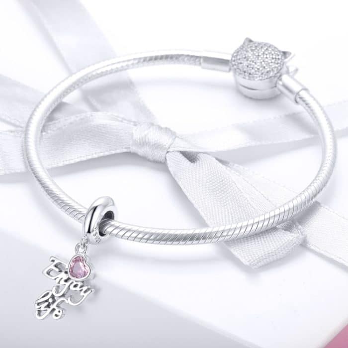 Liebesleben S925 Sterling Silber Zubehör Anhänger DIY Halskette Armband Anhänger – Bild 7