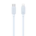 USAMS US-SJ697 USB-C/Typ-C auf 8-poliges 30-W-gestreiftes Schnelllade-Datenkabel