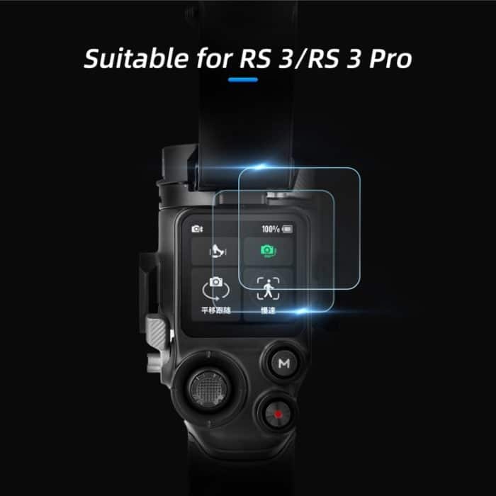Sunnylife 2 Stück Bildschirm explosionsgeschützte gehärtete Glasfolie, For DJI RS 4/RS 4 Pro/RS 3/RS 3 Pro – Bild 6