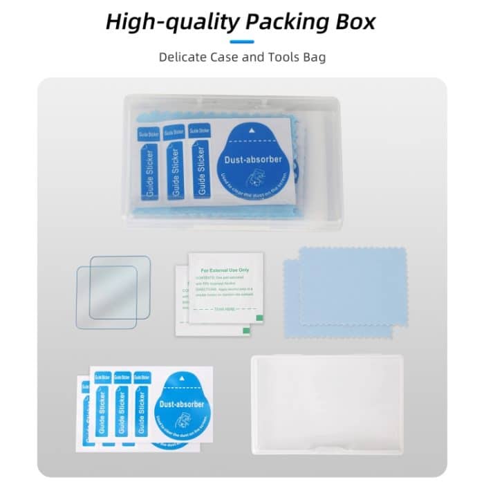 Sunnylife 2 Stück Bildschirm explosionsgeschützte gehärtete Glasfolie, For DJI RS 4/RS 4 Pro/RS 3/RS 3 Pro – Bild 9