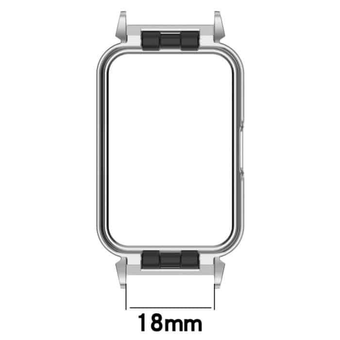 18-mm-Uhrenschutzgehäuse mit Metallrahmen, For Samsung Galaxy Fit 3 – Bild 3