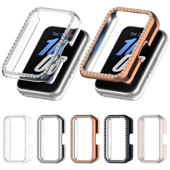 Diamond Half Pack Hollow PC-Uhrenschutzhülle, For Samsung Galaxy Fit 3 – Bild 2