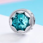 S925 Sterling Silber Mysterious Star Octagon Perlen DIY Armband Halskette Zubehör – Bild 2