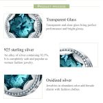 S925 Sterling Silber Mysterious Star Octagon Perlen DIY Armband Halskette Zubehör – Bild 4