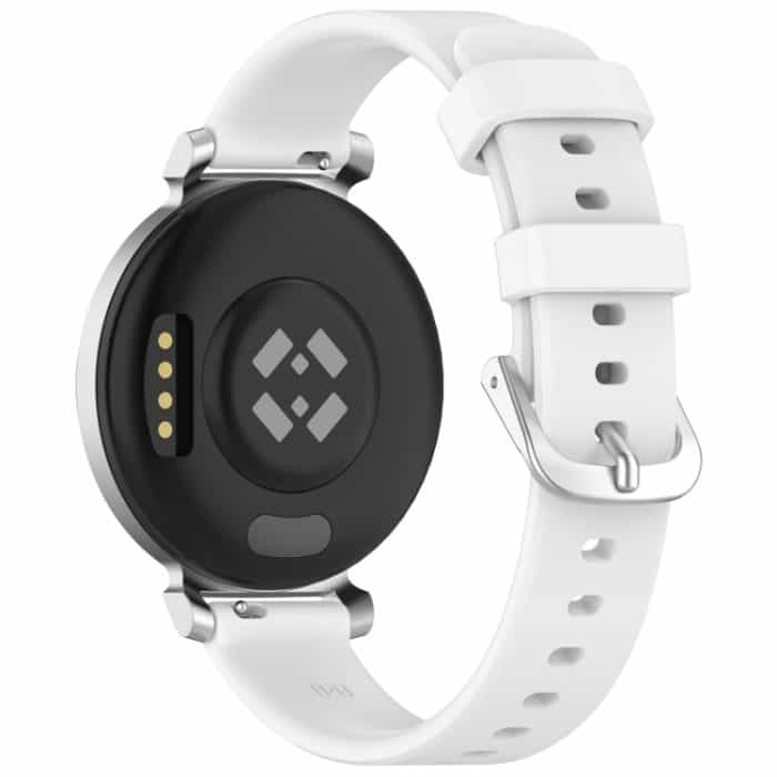 14 mm silbernes Silikon-Uhrenarmband mit Schnalle, For Garmin Lily 2 – Bild 8