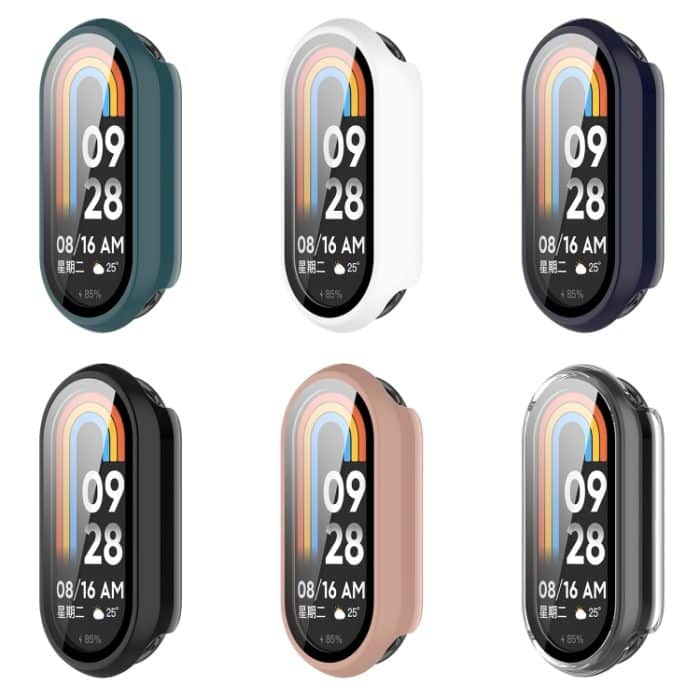 Integriertes Uhrengehäuse aus PC + gehärtetem Film, For Xiaomi Mi Band 8 / 9 Ceramic / 10 Ceramic – Bild 4