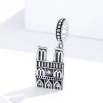 S925 Sterling Silber Notre Dame de Paris Pendent DIY Armband Halskette Zubehör – Bild 2