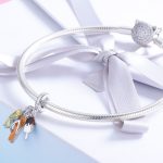 S925 Sterling Silber Gemütlicher Sommerkopf Anhänger DIY Armband Halskette Zubehör – Bild 7