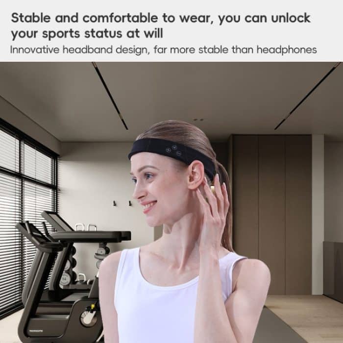 Mucro B01 Turban-Stil Kabelloses Bluetooth-Headset Sport-Stirnband – Bild 4