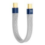 240 W 40 Gbit/s USB-C/Typ-C auf Typ-C flexibles FPC-Ladedatenkabel, Länge: 13,3 cm