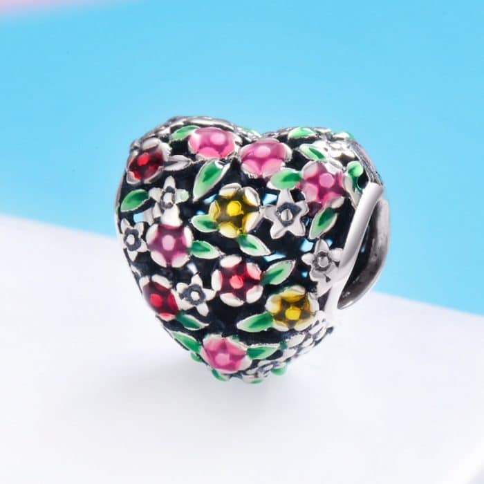 S925 Sterling Silber Blumen Valley Perlen DIY Armband Halskette Zubehör – Bild 2