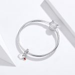 S925 Sterling Silber Liebe fliegende Taube Anhänger DIY Armband Halskette Zubehör – Bild 7