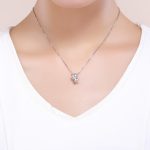 S925 Sterling Silber Sweet Bow Perlen DIY Armband Halskette Zubehör – Bild 8