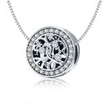 Baum des Lebens Armband S925 Sterling Silber Schnur mit losen Perlen verziert – Bild 2