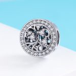 Baum des Lebens Armband S925 Sterling Silber Schnur mit losen Perlen verziert – Bild 5