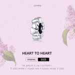 S925 Sterling Silber Herzform Perlen DIY Armband Halskette Zubehör – Bild 3