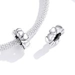 S925 Sterling Silber Herzform Perlen DIY Armband Halskette Zubehör – Bild 6