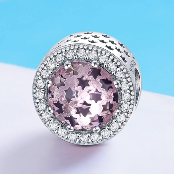 S925 Sterling Silber geheimnisvolle Sternenhimmel Perlen DIY Armband Halskette Zubehör – Bild 2