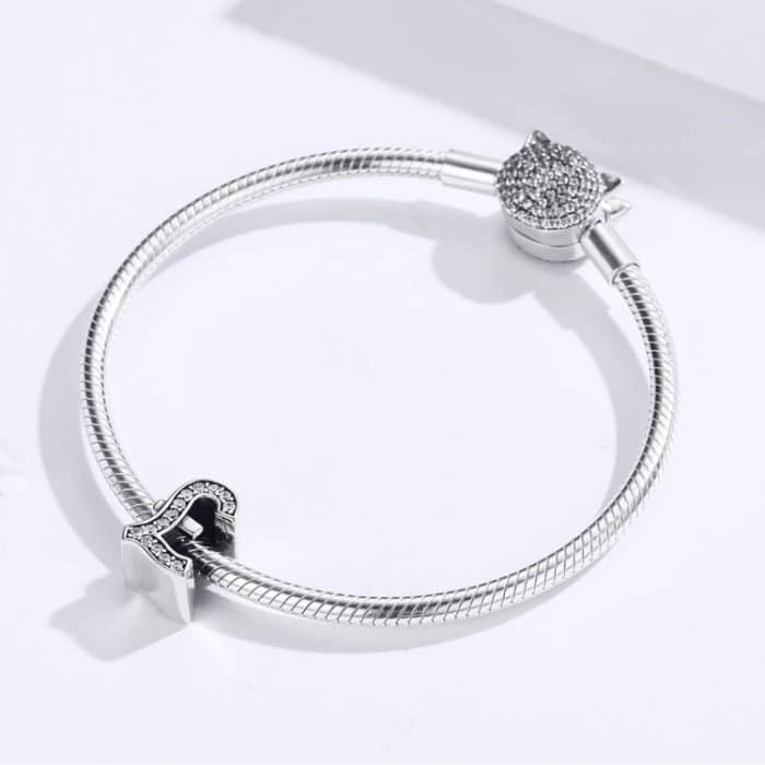 S925 Sterling Silber Anhänger Teich Währung Symbol Perlen DIY Armband Halskette Zubehör – Bild 3