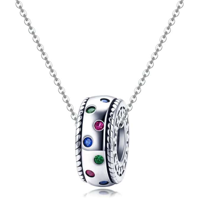 DIY Perlen Armband Zubehör S925 Pure Silver Perlen zum ersten Mal – Bild 2