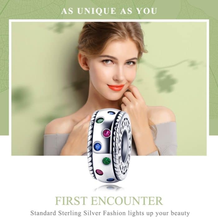 DIY Perlen Armband Zubehör S925 Pure Silver Perlen zum ersten Mal – Bild 3