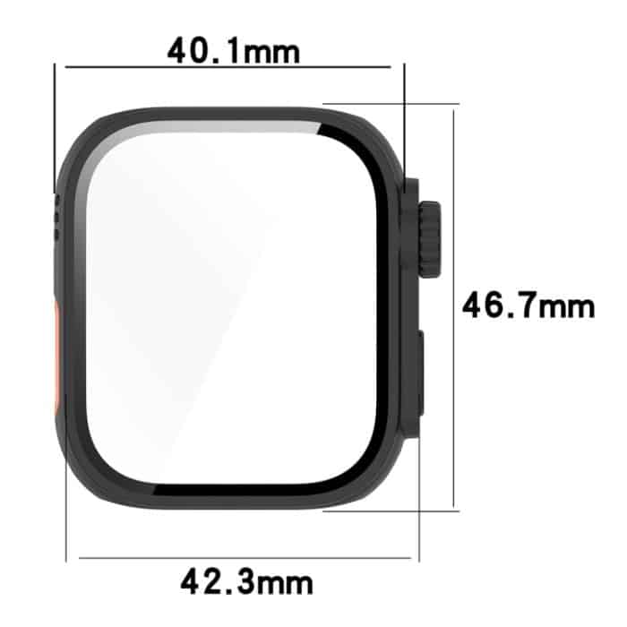 Schutzhülle aus PC und gehärtetem Glas mit vollständiger Abdeckung für die Uhr, For Huawei Watch Fit3 – Bild 3