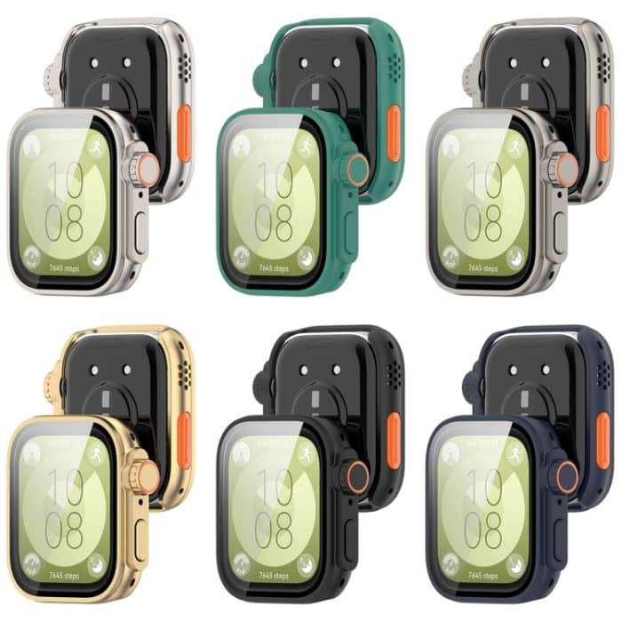 Schutzhülle aus PC und gehärtetem Glas mit vollständiger Abdeckung für die Uhr, For Huawei Watch Fit3 – Bild 5