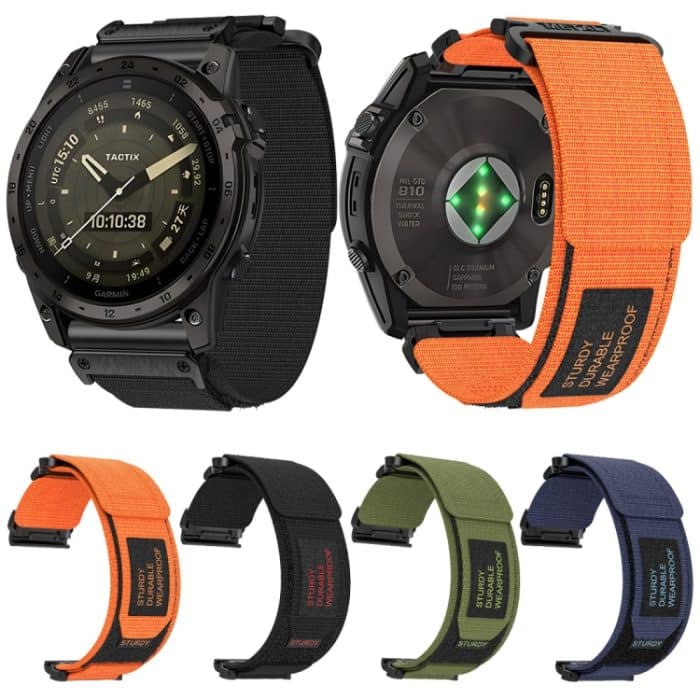 26 mm zweiteiliges Nylon-Uhrenarmband, For Garmin Descent MK 2 – Bild 2