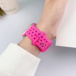 Loch-Stil, Schmetterlingsschnalle, Camouflage-Silikon-Uhrenarmband, For Apple Watch Series 10 46mm, For Apple Watch Series 10 42mm, For Apple Watch SE 2023 44mm, For Apple Watch SE 2023 40mm – Bild 6