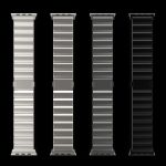 Uhrenarmband aus Titanmetall mit einer Perle und magnetischer Schnalle, For Apple Watch Series 10 46mm, For Apple Watch Series 10 42mm, For Apple Watch SE 2023 44mm, For Apple Watch SE 2023 40mm, For Apple Watch Ultra 2 49mm, For Apple Watch Series 9 4... – Bild 3