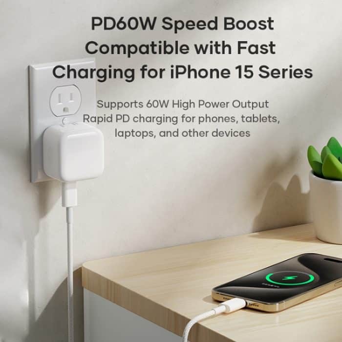 ROCK Z20 60W USB-C/Typ-C auf USB-C/Typ-C Schnelllade-Datenkabel – Bild 4